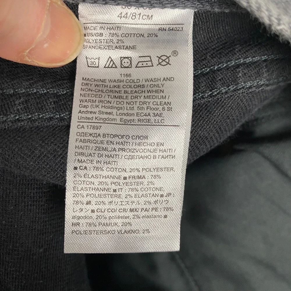 Banana Republic Traveler Slim Fit Stretch Denim Jeans‎ Mens 30 Gray